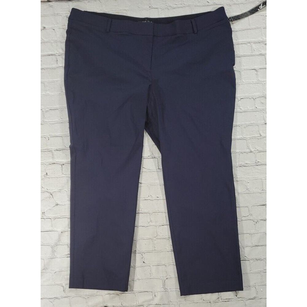 ALEXA RAE Office Work Dress Stretch Dark Blue Pants WOMENS PLUS SIZE 26WS
